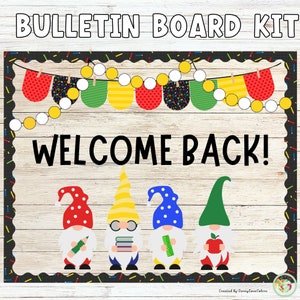Back to School Gnomes Bulletin Board or Door Decor
