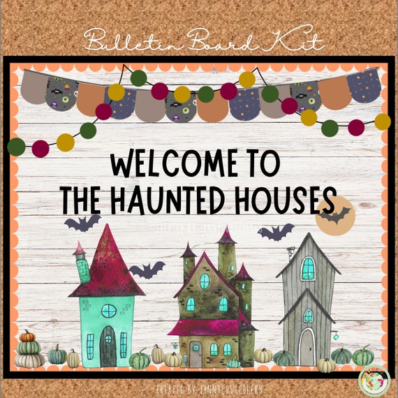 Haunted House Bulletin Board Ideas