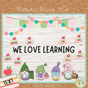 Back To School Bulletin Board Kit or Classroom Door Decor, Easy and Modern Classroom Decorations, Digital Download