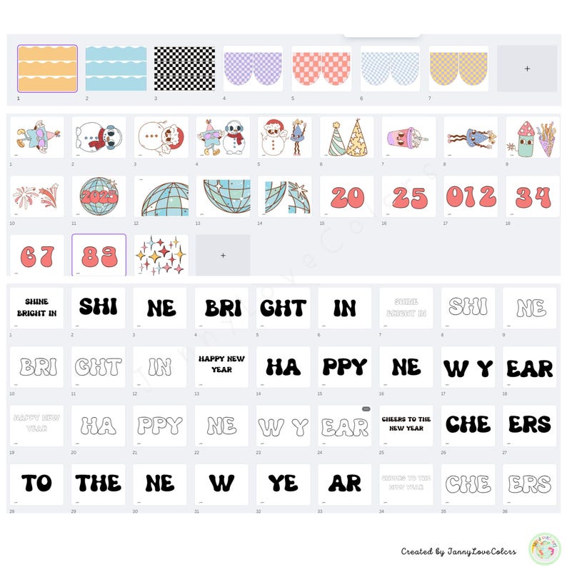 New Year Bulletin Board Kit | Classroom Decor | Retro Door Decor - Etsy