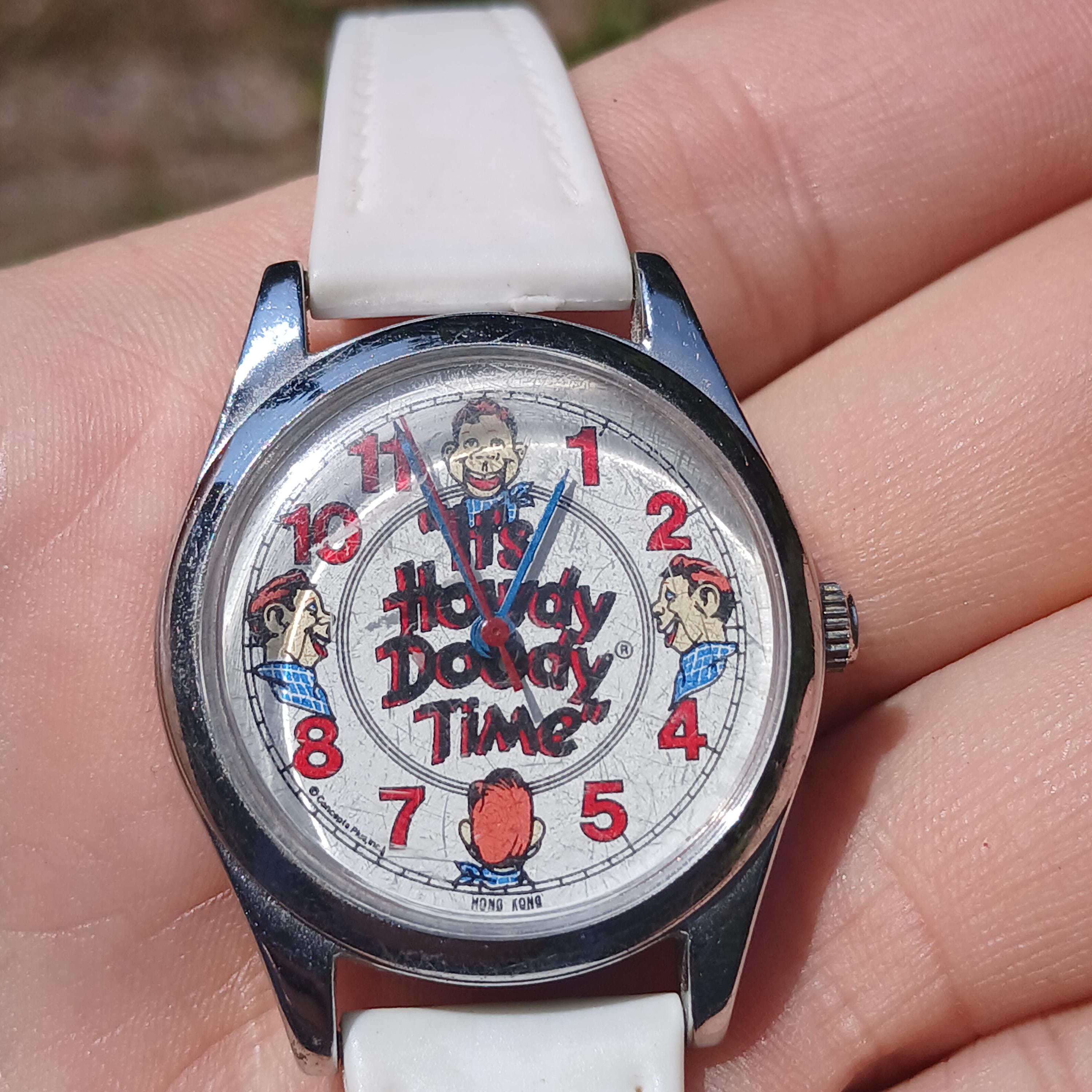 Rare Running Howdy Doody Show Anniversary Watch, Amazing, Original 