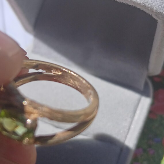 1972 Vintage Brutalist Solid Gold Statement Ring,… - image 4