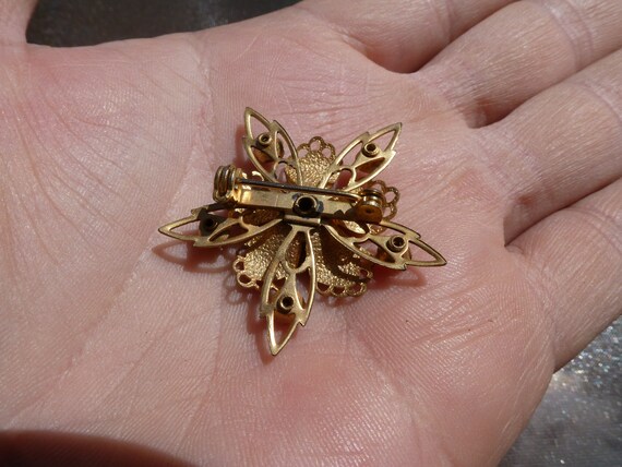 Antique Art Deco Eastern Star Gold Filled Brooch,… - image 5