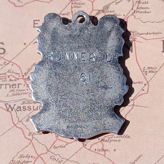 Unique Vintage Solid Sterling Silver Vermont Pend… - image 3