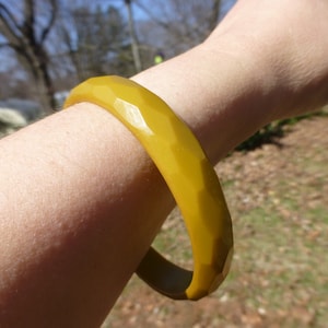 Antique Art Deco Faceted Bakelite Bangle, 1920s, Unique Early Piece, Great for Stacking, Must See