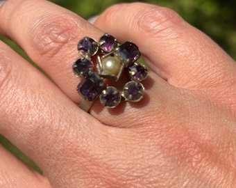 Antique Victorian Sweetheart Adjustable Ring, Wonderful Ring, Size 7, Must See, Adjustable, Rare, Amazing Antique Piece!