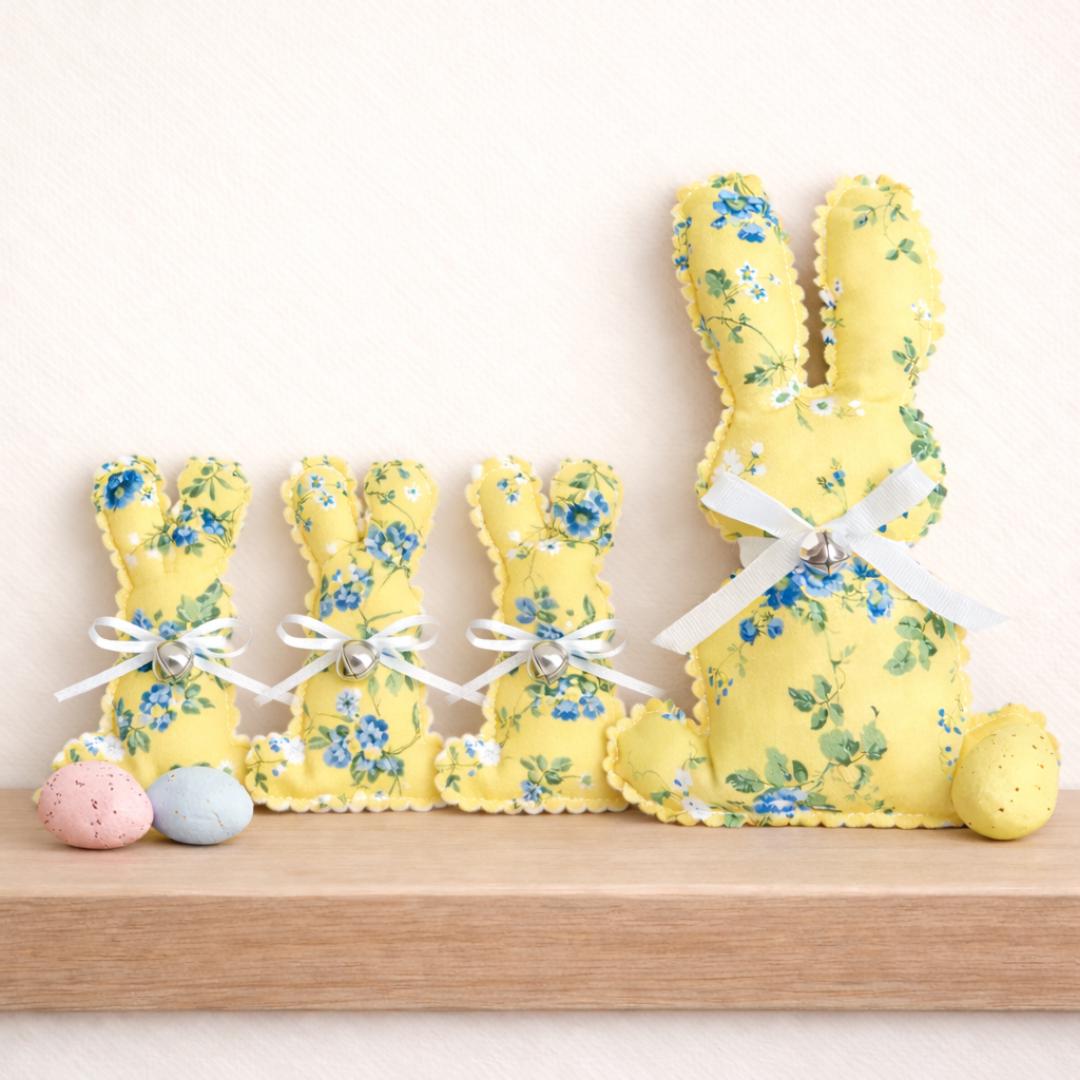 Fabric Easter Bunnies - 7 Sizes - Digital PDF Sewing Pattern - Etsy