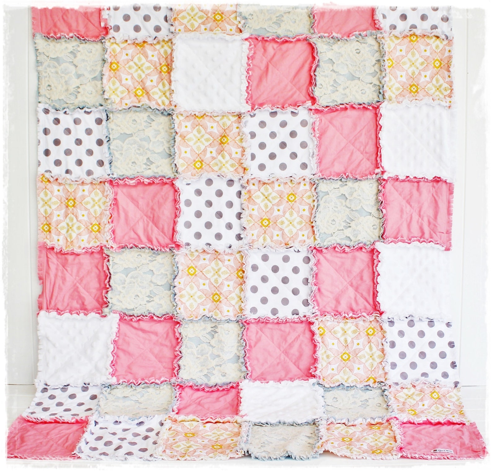 Reversible Rag Quilt Sewing Pattern PDF | Beginner Rag Quilt Tutorial ...
