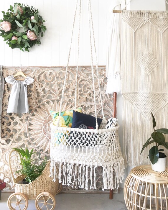 macrame bassinet