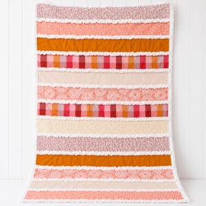 Naaipatroon voor een lappendeken (PDF) | Quiltpatroon voor beginners | Babydekenhandleiding | Zelfgemaakte babydeken | Direct downloaden
