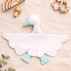 Handmade Duck Comforter, Baby Lovey Security Blanket, Newborn Comfort Toy (PDF Digital Pattern)