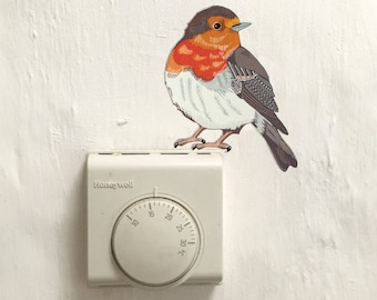 Robin wall decal, Robin wall sticker, Robin wall stickers, Robin wall decals, Bird wall stickers, Bird wall decals, Light switch decals