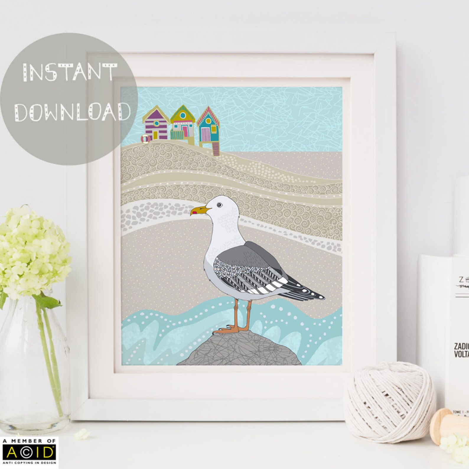 Nursery Wall Art Printable Nautical Home Decor Etsy UK