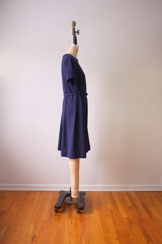 vintage navy dress & jacket set | vintage 1970s n… - image 6