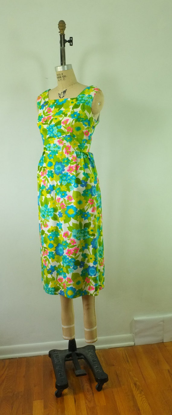 vintage floral dress | vintage 1960s floral dress… - image 4