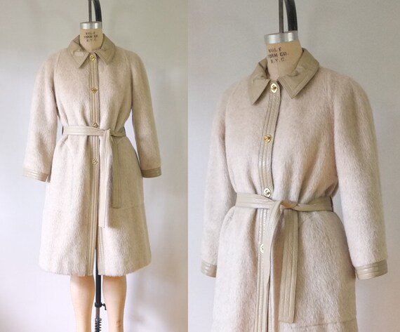 vintage Bonnie Cashin coat | vintage 1960s mohair