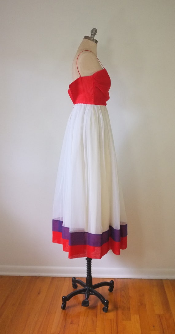 vintage party dress | vintage 1970s prom dress | … - image 3