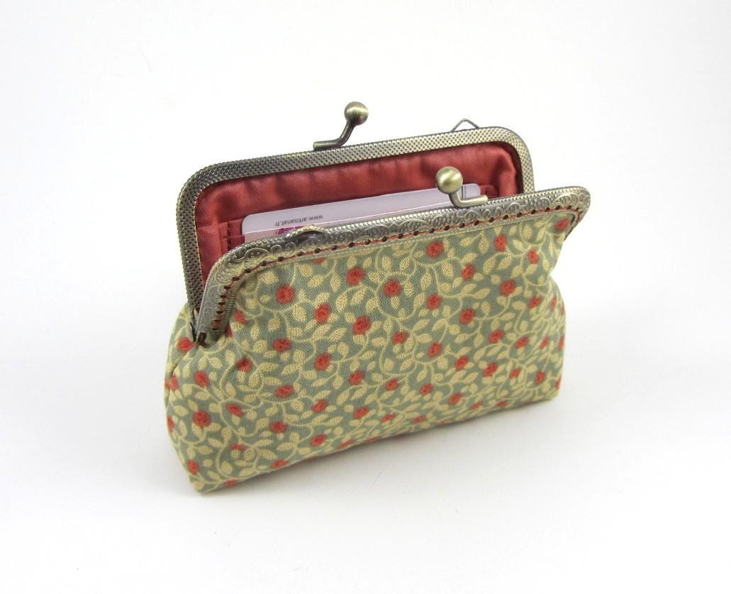 Fossil Kisslock Coin Purse Etsy Australia