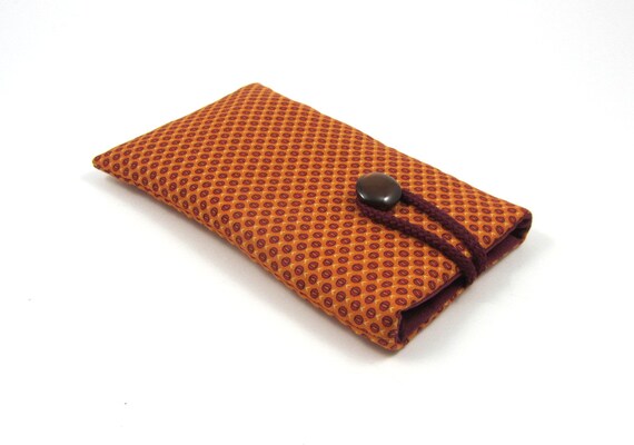 Pineapple Cotton Cellphone Sleeve: Padded Glasses Case