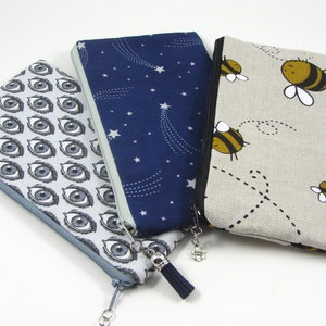 Pochette plate, trousse d'école, fille ou garçon, accessoire de sac, maquillage, stylos, choisir votre couleur