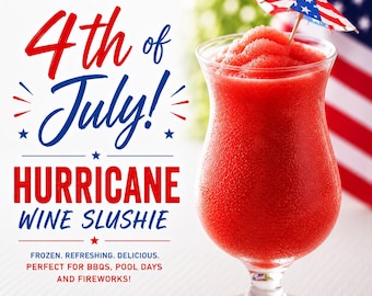 Hurricane Mix| Frozen Cocktail| 4th of July| Tropical Drink| Summer BBQ| Beach Pool Party| Gift Idea| Drink Pouch Ready| Ninja Slushi Mix