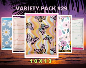 Poly Mailer Variety Pack #29 10x13| For Shipping| Boho| Shipping Envelope| Shipping Bag| Supplies| Packaging| Waterproof| Gift For Her| Bags