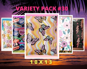 Poly Mailer Variety Pack #30 10x13| For Shipping| Boho| Shipping Envelope| Shipping Bag| Supplies| Packaging| Waterproof| Gift For Her| Bags