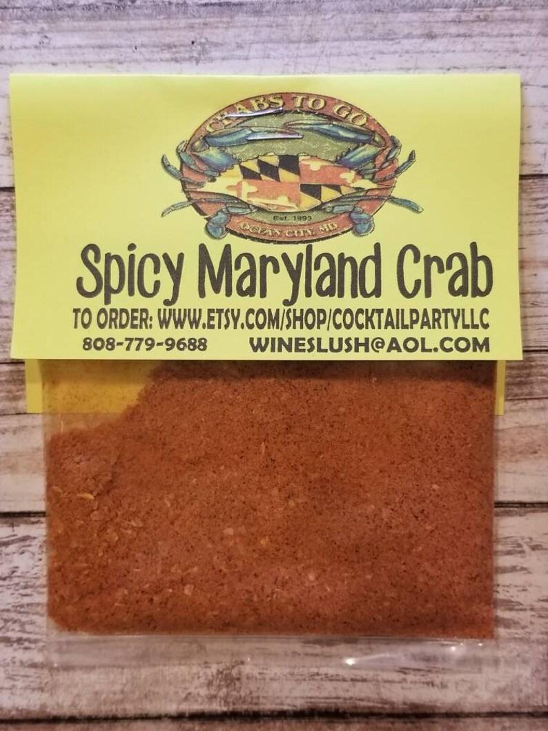 Spicy Maryland Crab DIP Seasonings All Natural No MSG Etsy