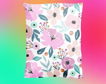 Beautiful Bright Floral 10x13 Poly Mailers| Flowers| For Shipping| Shipping Envelope| Shipping Bags| Summer| Supplies| Cute Packaging