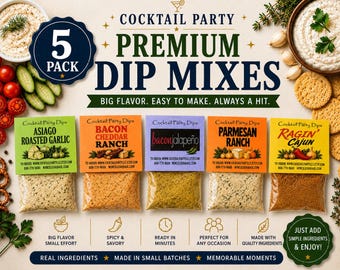 Mistura para Molhos (5 opções) | Temperos | Ervas | Sem Glutamato Monossódico | Sem Glúten | Especiarias | Presente para Anfitriã | Aperitivo | Molho para Festa | Presente para Ele | Feriado