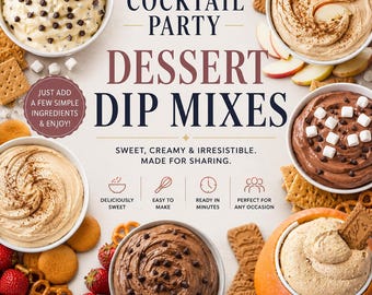 Misturas para Molho - TODOS OS SABORES - Sobremesa | Misturas para Culinária | Sem Glúten | Aperitivo | Molho para Festa | Presente para Ele | Feriado | Lanche | Lembrancinhas de Festa