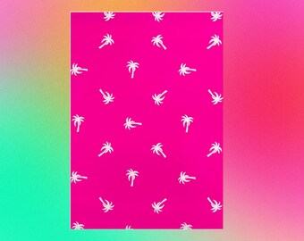 Pink Palm Tree Tropical 10x13 Poly Mailers| Beach Theme| Shipping Envelope| Shipping Bags| Mailing| Supplies| Cute Packaging| For Shipping