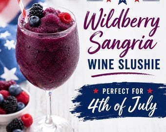 Wild Berry Mix| Frozen Cocktail| 4th of July| Tropical Drink| Summer BBQ| Beach Pool Party| Gift Idea| Drink Pouch Ready| Ninja Slushi Mix