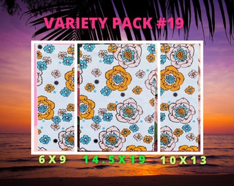 Poly Mailer Variety Pack #19 6X9 10x13 & 14.5X19| Floral| Flowers| For Shipping| Shipping Envelope| Shipping Bag| Supplies| Pretty Packaging