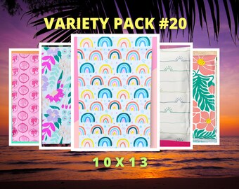 Poly Mailer Variety Pack #20 10x13| For Shipping| Boho| Shipping Envelope| Shipping Bag| Supplies| Packaging| Waterproof| Gift For Her| Bags