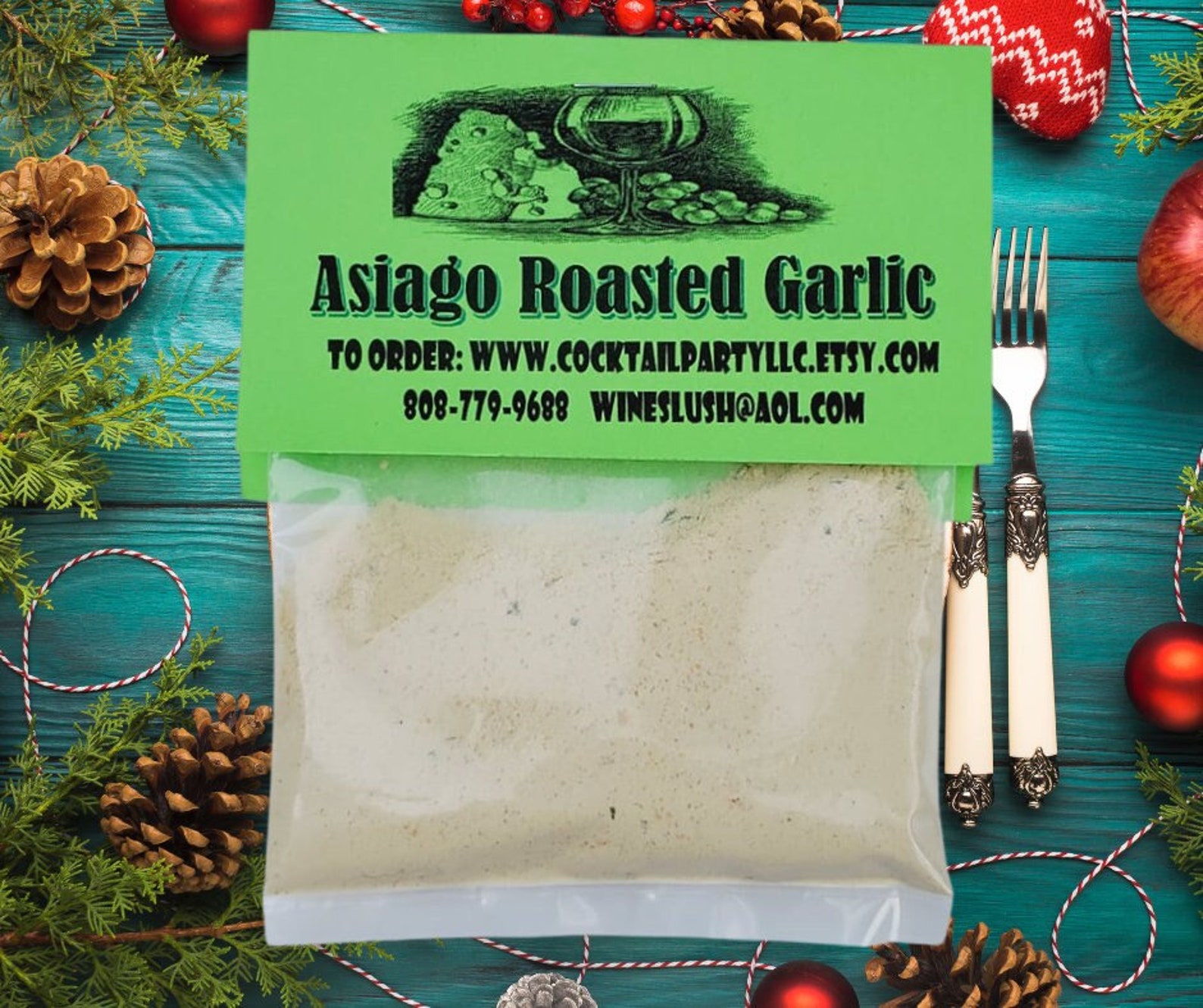 ASIAGO Roasted Garlic DIP Seasonings All Natural No MSG Etsy