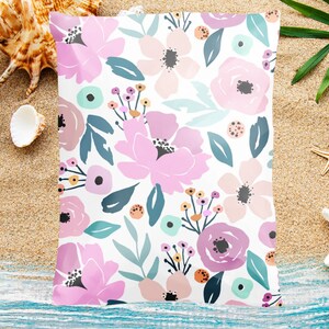 Beautiful Bright Floral 10x13 Poly Mailers Flowers For Shipping Shipping Envelope Shipping Bags Summer Supplies Cute Packaging image 7