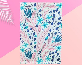 Leaves & Berries Floral 10x13 Poly Mailers| Flowers| Nature| Shipping Envelope| Shipping Bags| Mailing Bag| Supplies| Cute Packaging