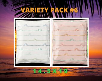 Poly Mailer 14.5x19 Variety Pack #6 (20 Bags)| For Shipping| Boho| Shipping Envelope| Envelope| Supplies| Packaging| Waterproof| Gift For