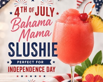 Bahama Mama Mix| 4th of July| Frozen Cocktail| Tropical Drink| Summer BBQ| Beach Pool Party| Gift Idea| Drink Pouch Ready| Ninja Slushi