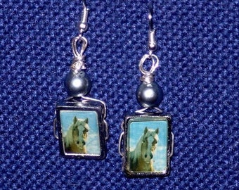 Für Pferdefreunde - Ohrringe  Earrings Bouclets