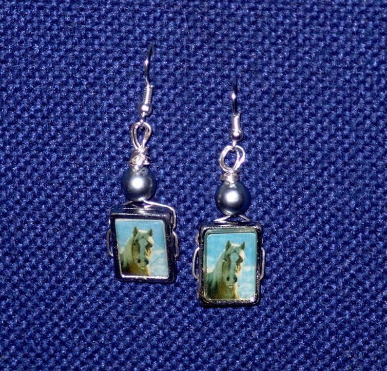 For horse lovers-Earrings Bouclets earrings image 1