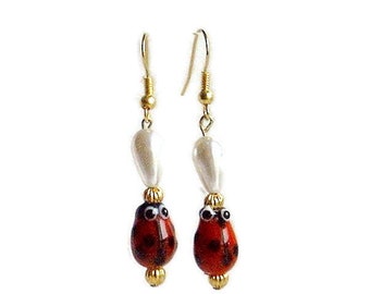 Ladybug - Boucles d’oreilles Marienis