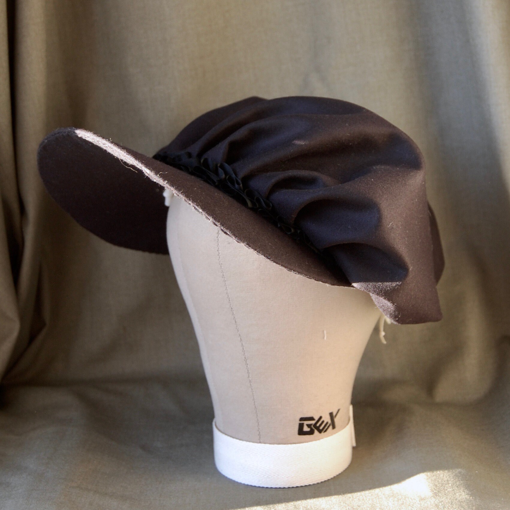 1780s Black Wool with Silk Trim Etsy