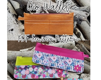Gio Wallet PDF Sewing Pattern and Instructions, Stey In Love