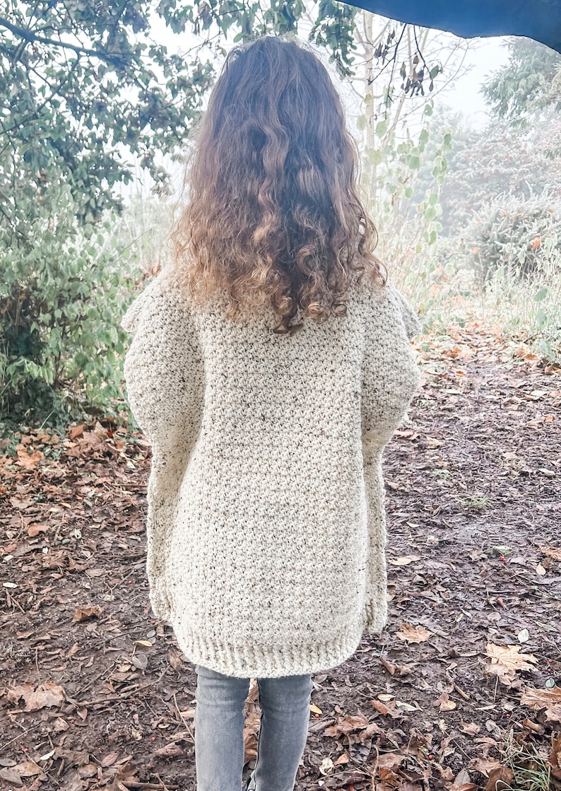 Winter walks crochet poncho pattern image 2