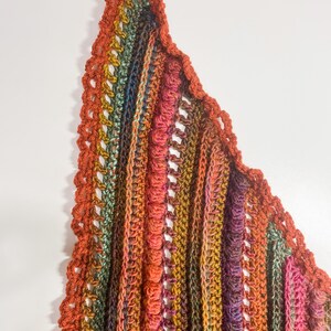 Crochet Triangle Scarf PDF Pattern | Setting Sun Shawl | Boho Crochet ...