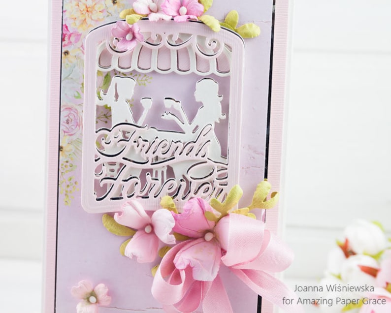 Best Friends Cards Handmade Card Happy Birthday Birthday Card for a Friend Homemade Card Birthday Card