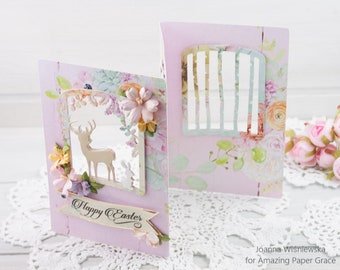 Happy Easter, Easter Card, Easter, Easter Blessings, Handmade Card, Homemade Card