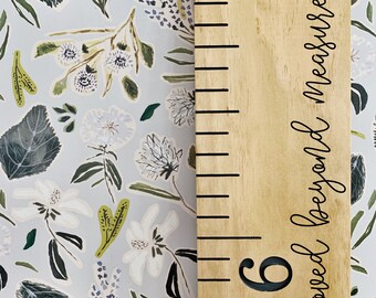 Custom Engraved Wooden Ruler Growth Chart: Loved Beyond Measure